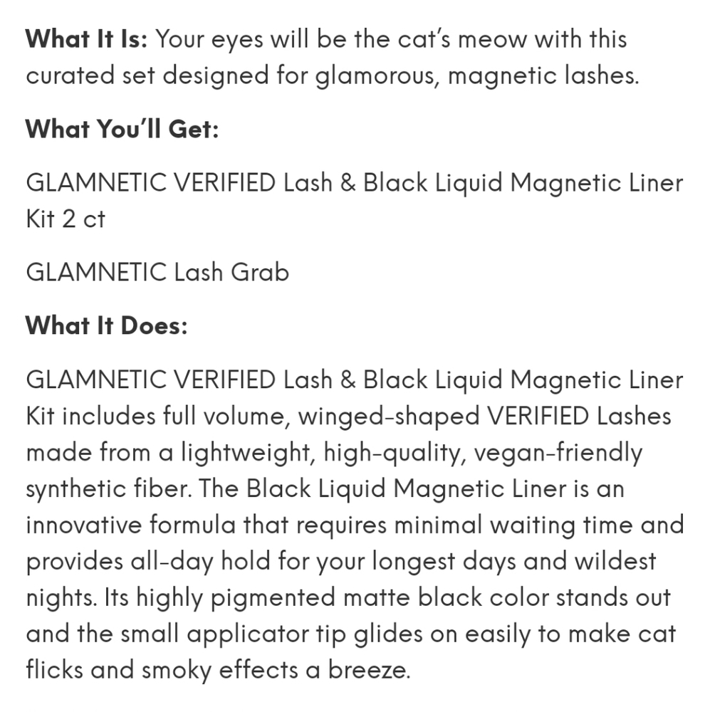 GLAMNETIC VERIFIED LASH & BLACK EYE MAGNETIC LINER - Picture 4 of 5